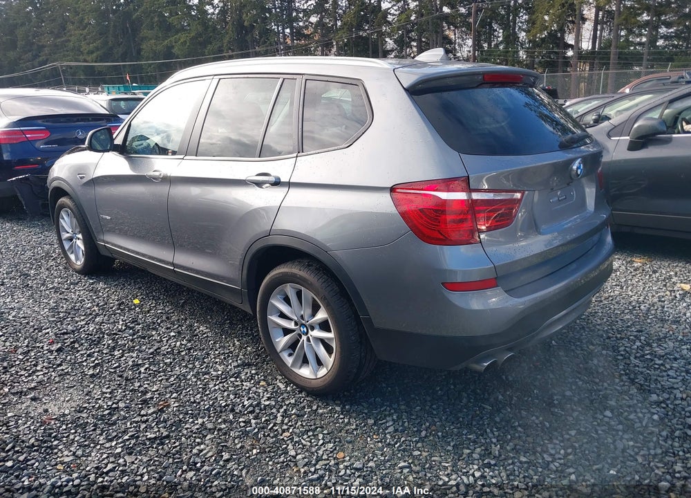 2016 BMW X3 XDRIVE28I VIN: 5UXWX9C55G0D82894