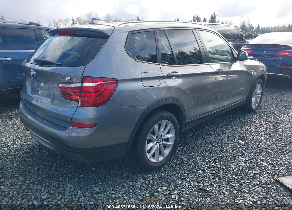 2016 BMW X3 XDRIVE28I VIN: 5UXWX9C55G0D82894