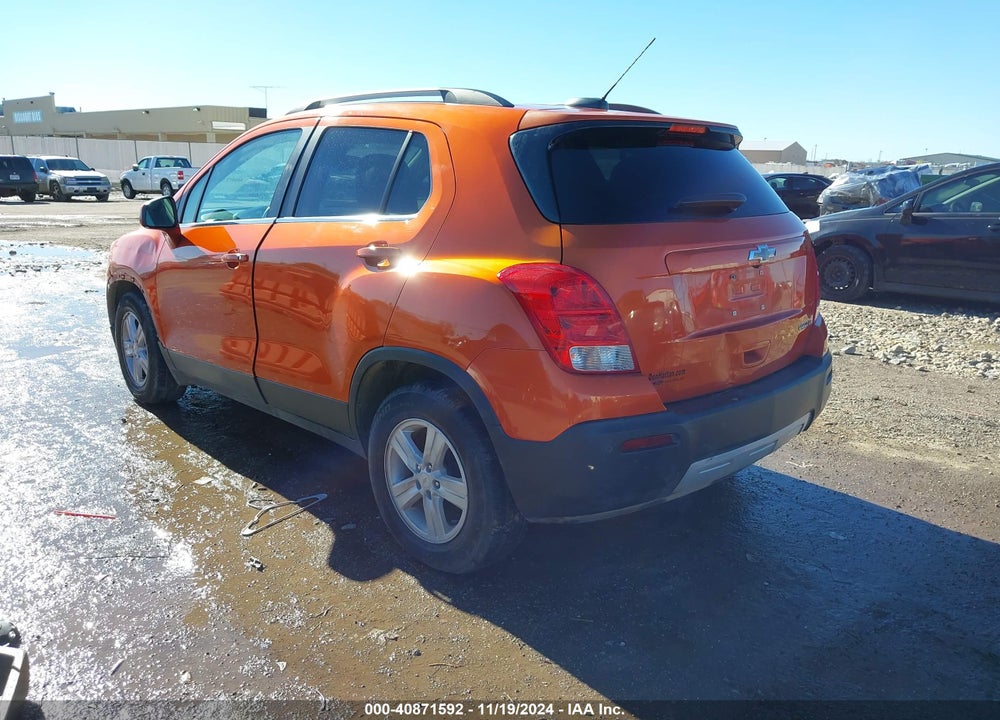 2015 CHEVROLET TRAX LT VIN: KL7CJLSBXFB227684