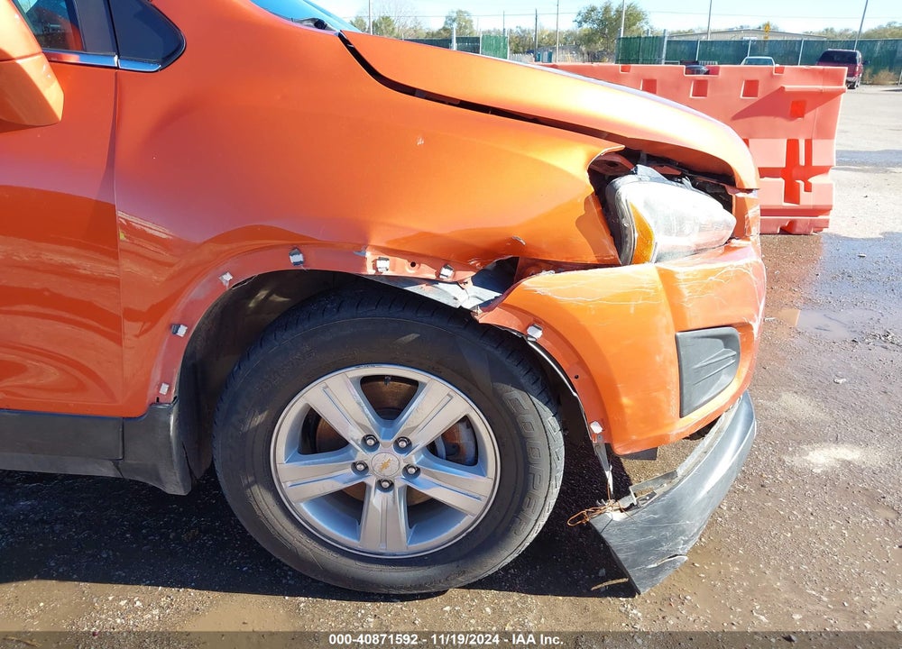 2015 CHEVROLET TRAX LT VIN: KL7CJLSBXFB227684