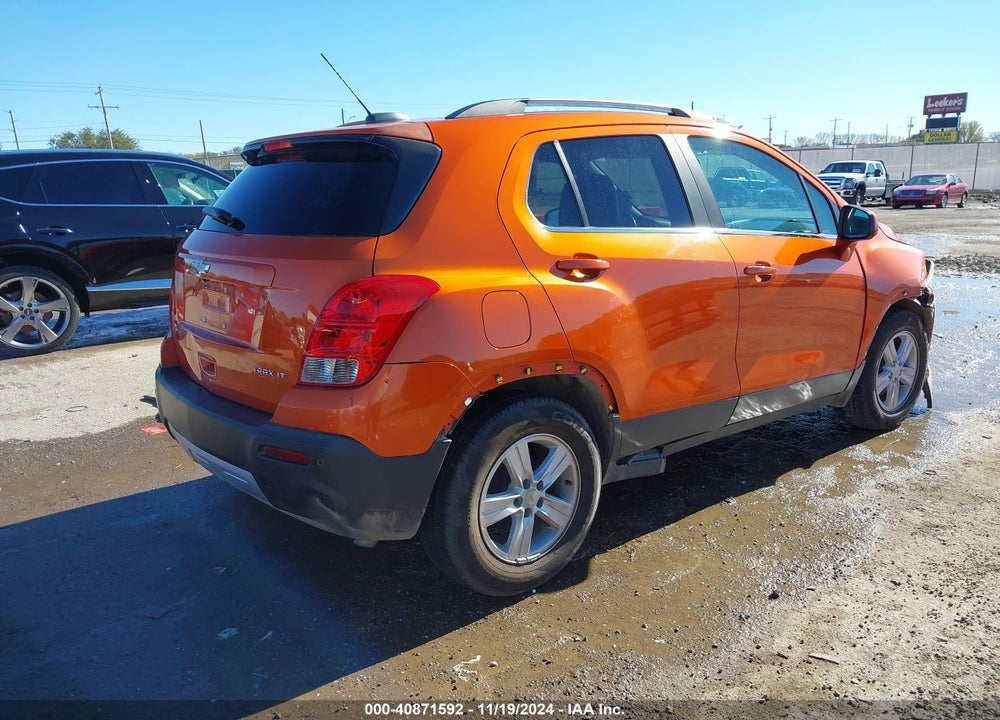 2015 CHEVROLET TRAX LT VIN: KL7CJLSBXFB227684