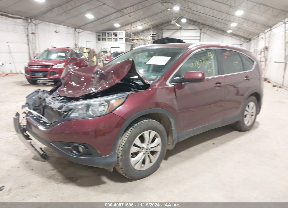 2013 HONDA CR-V EX-L VIN: 5J6RM4H76DL074722