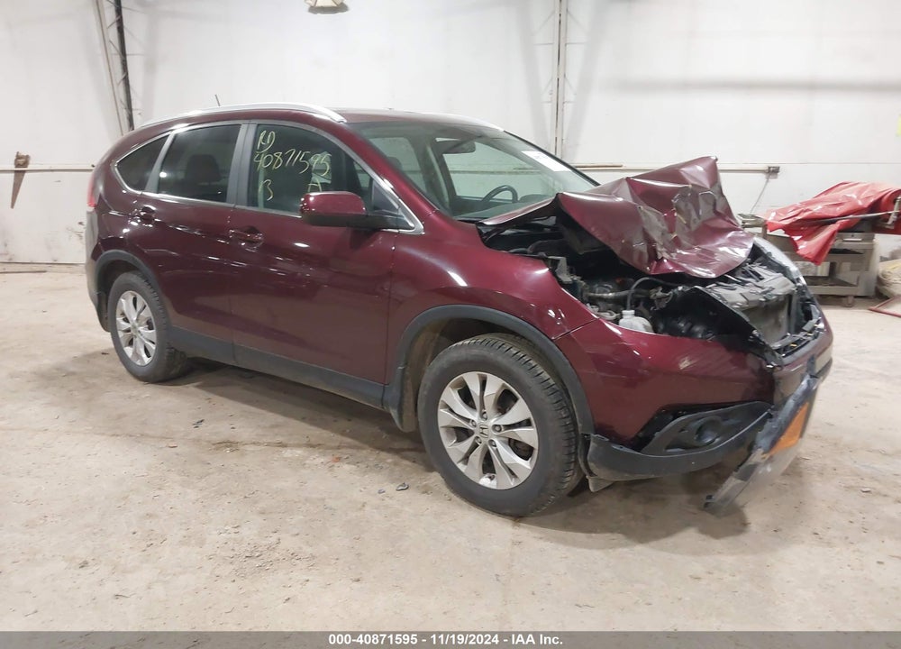 2013 HONDA CR-V EX-L VIN: 5J6RM4H76DL074722
