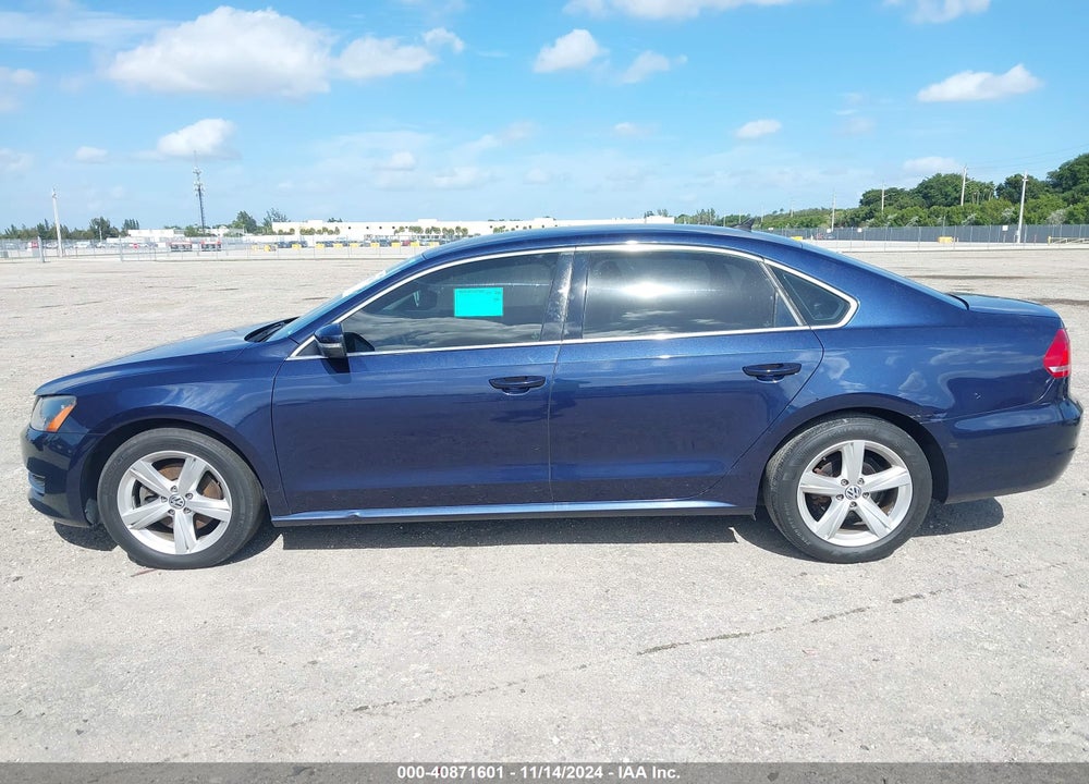 2015 VOLKSWAGEN PASSAT 1.8T SE VIN: 1VWBT7A35FC025529