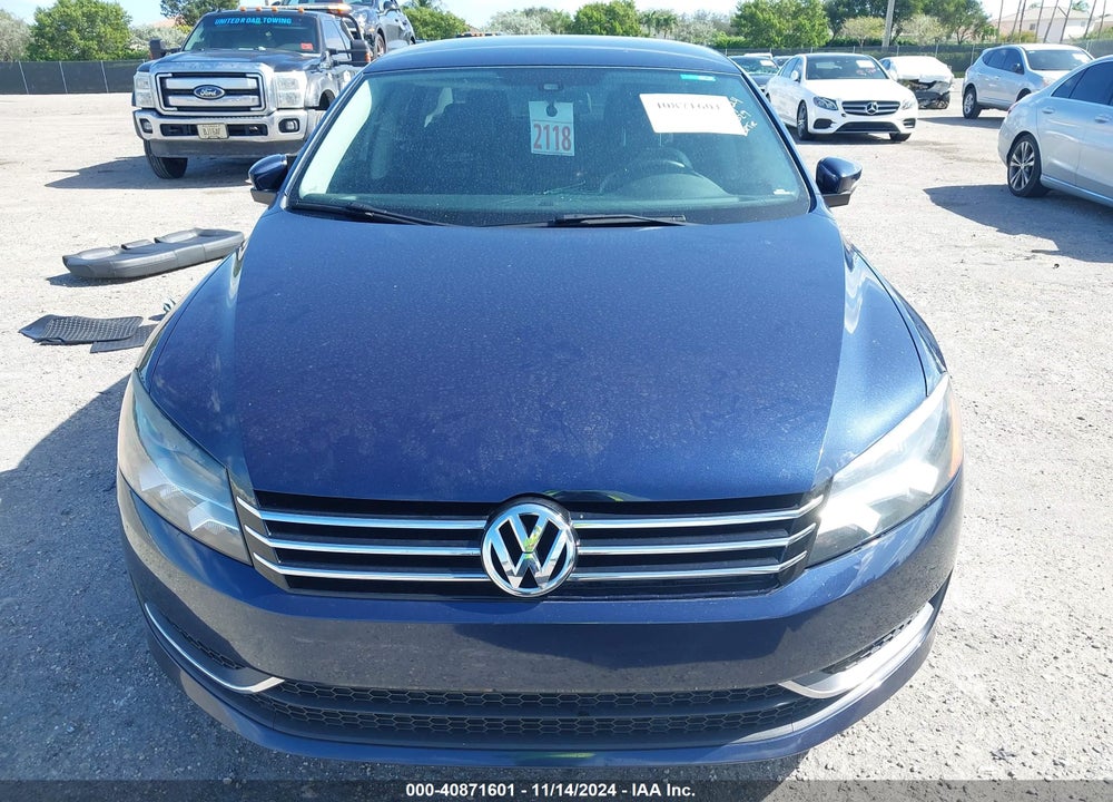 2015 VOLKSWAGEN PASSAT 1.8T SE VIN: 1VWBT7A35FC025529