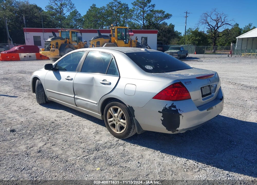 2007 HONDA ACCORD 2.4 EX VIN: 1HGCM56857A093079
