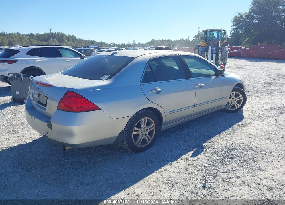 2007 HONDA ACCORD 2.4 EX VIN: 1HGCM56857A093079