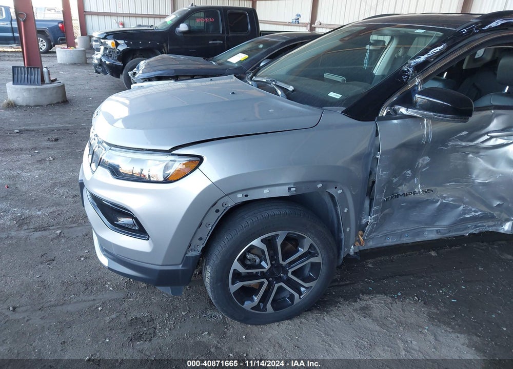 2022 JEEP COMPASS LIMITED 4X4 VIN: 3C4NJDCB2NT155375