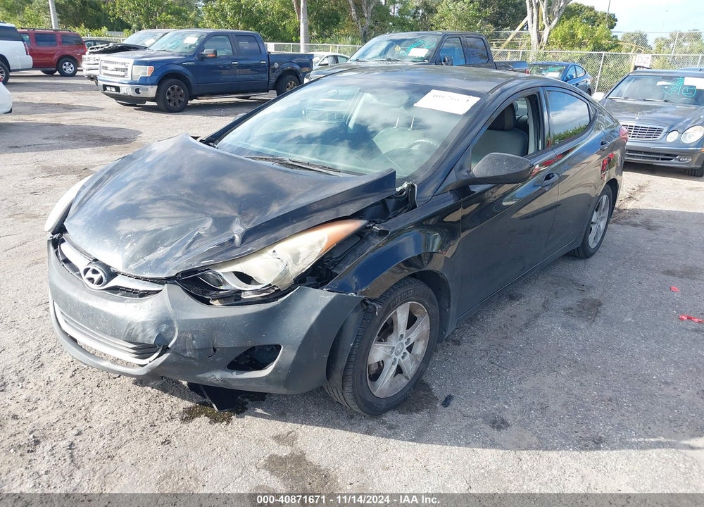 2013 HYUNDAI ELANTRA GLS VIN: KMHDH4AE6DU685465