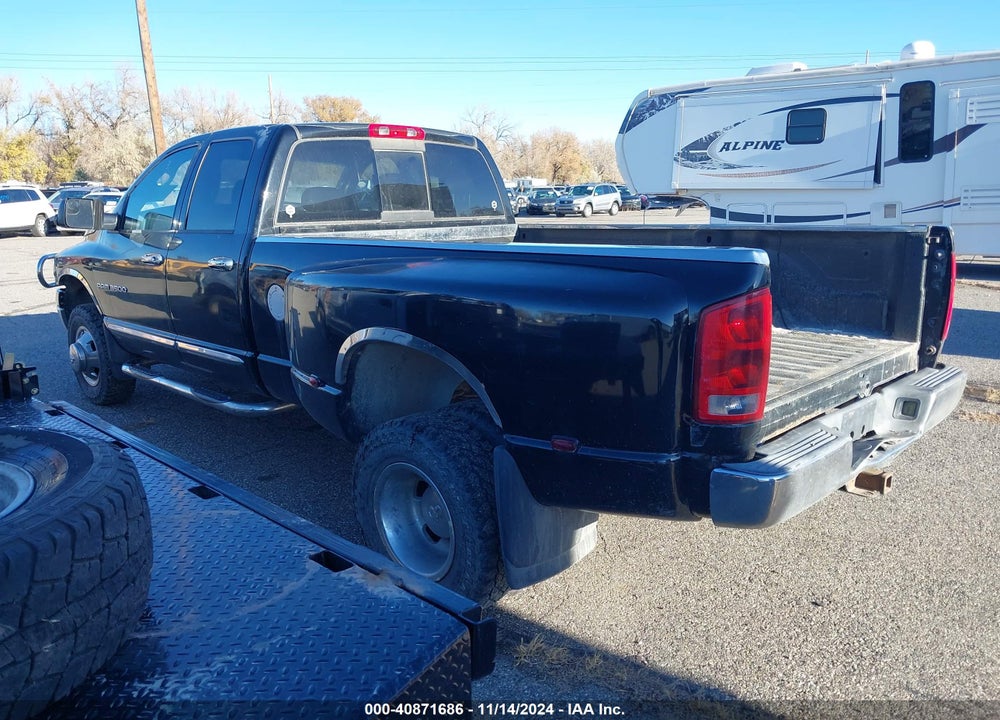 2004 DODGE RAM 3500 SLT/LARAMIE VIN: 3D7MU48C24G239987