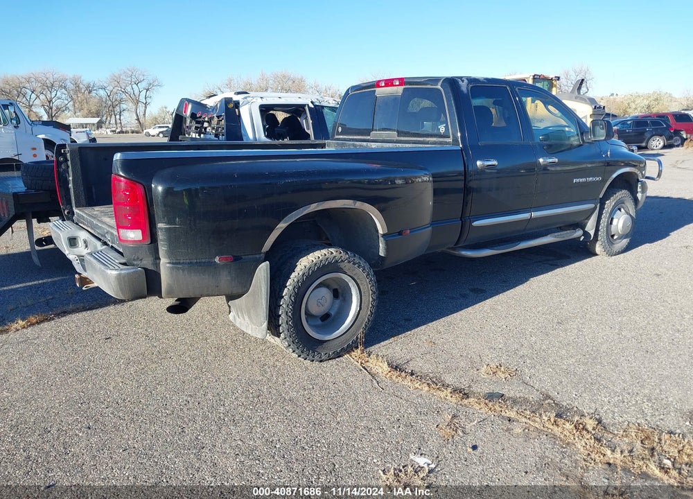 2004 DODGE RAM 3500 SLT/LARAMIE VIN: 3D7MU48C24G239987
