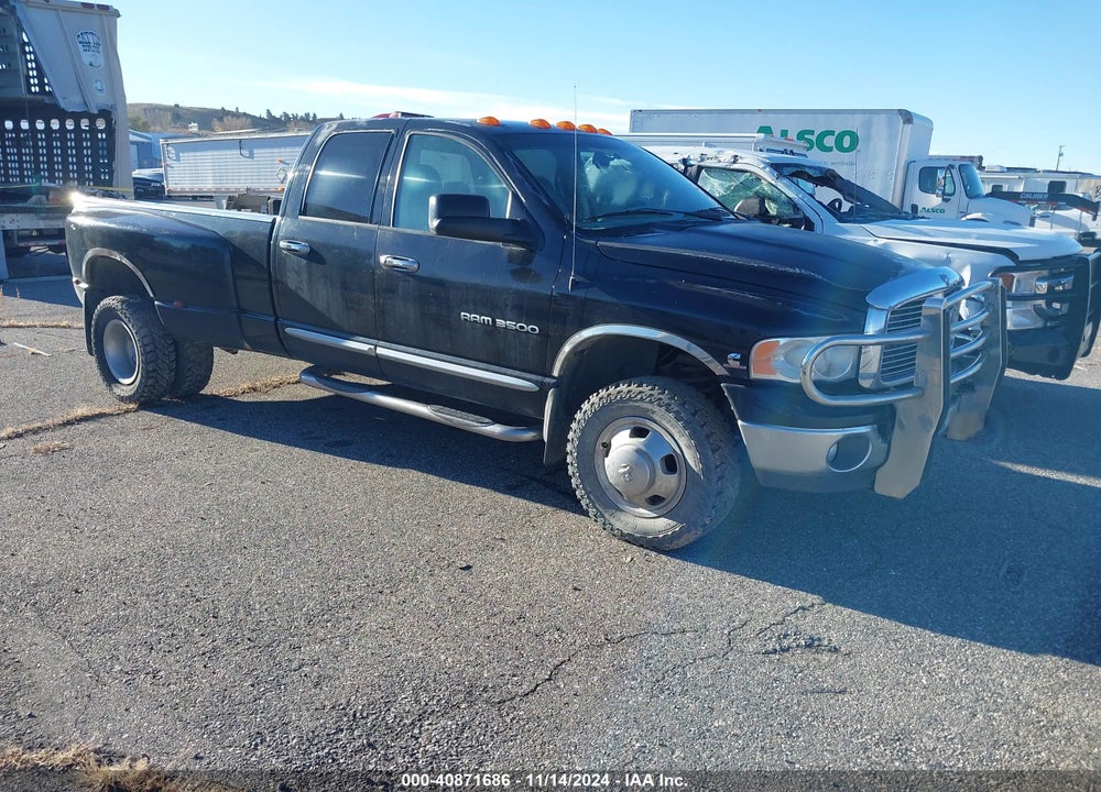 2004 DODGE RAM 3500 SLT/LARAMIE VIN: 3D7MU48C24G239987