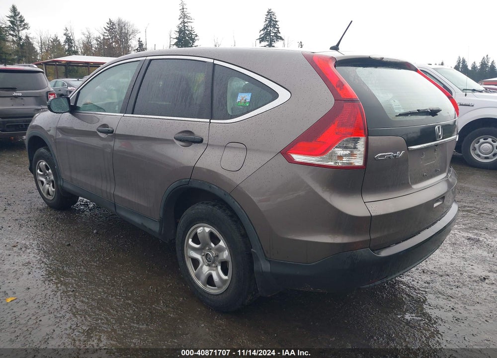 2013 HONDA CR-V LX VIN: 5J6RM4H38DL032162