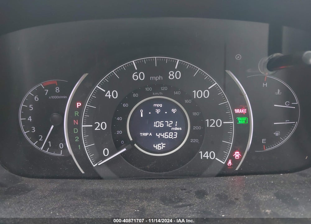 2013 HONDA CR-V LX VIN: 5J6RM4H38DL032162