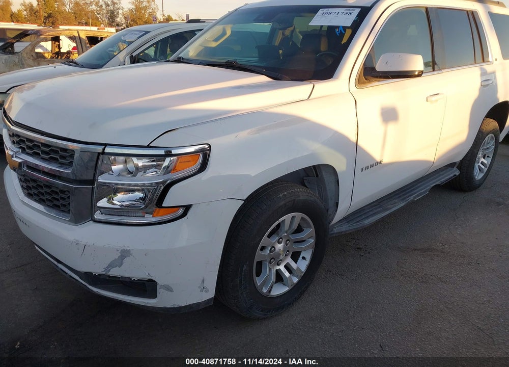 2020 CHEVROLET TAHOE K1500 LT VIN: 1GNSKBKC6LR111861