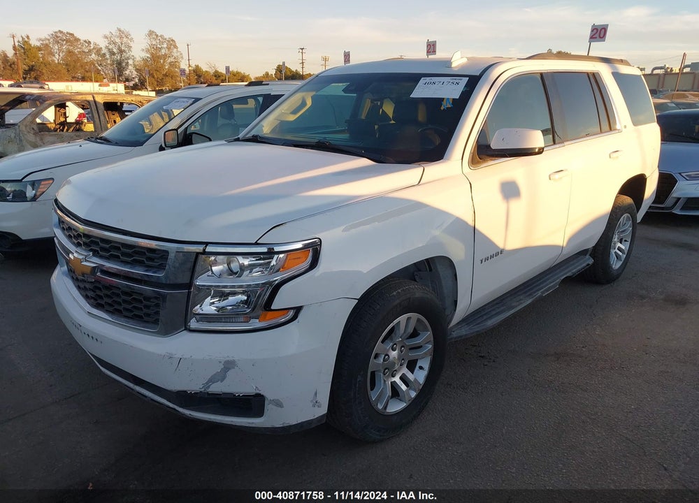 2020 CHEVROLET TAHOE K1500 LT VIN: 1GNSKBKC6LR111861