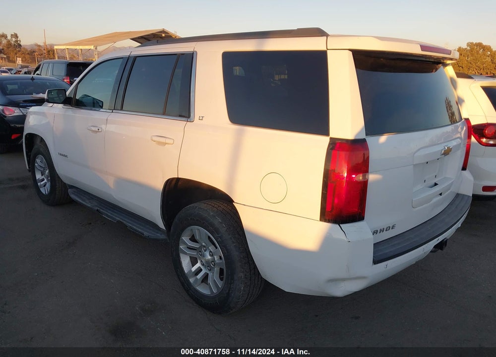 2020 CHEVROLET TAHOE K1500 LT VIN: 1GNSKBKC6LR111861
