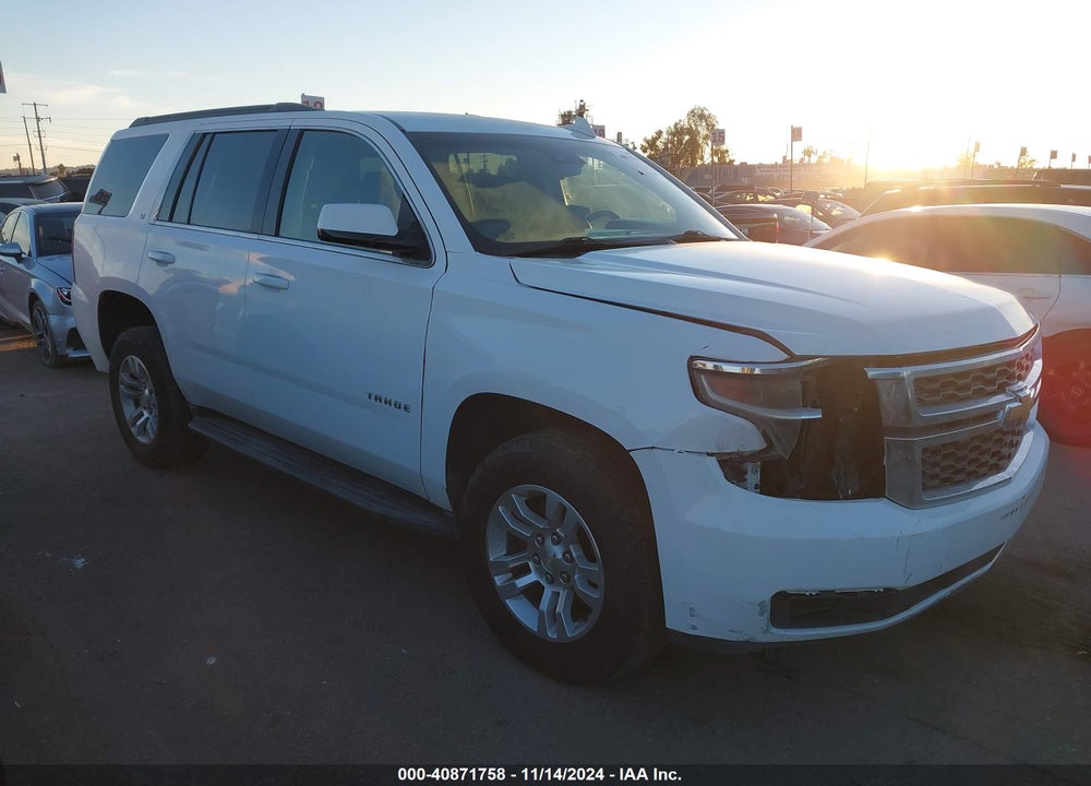 2020 CHEVROLET TAHOE K1500 LT VIN: 1GNSKBKC6LR111861