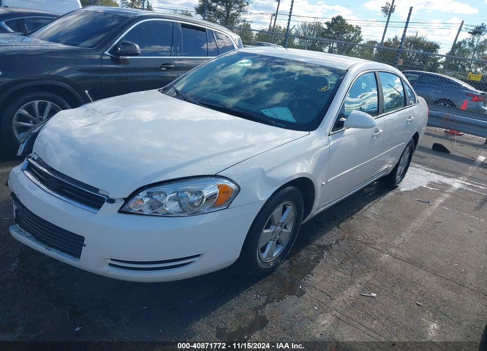 2007 CHEVROLET IMPALA LT VIN: 2G1WT58N579296303