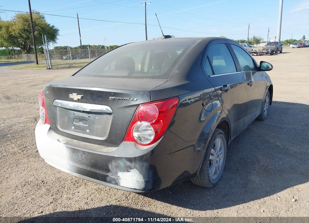 2016 CHEVROLET SONIC LT AUTO VIN: 1G1JC5SH6G4183945