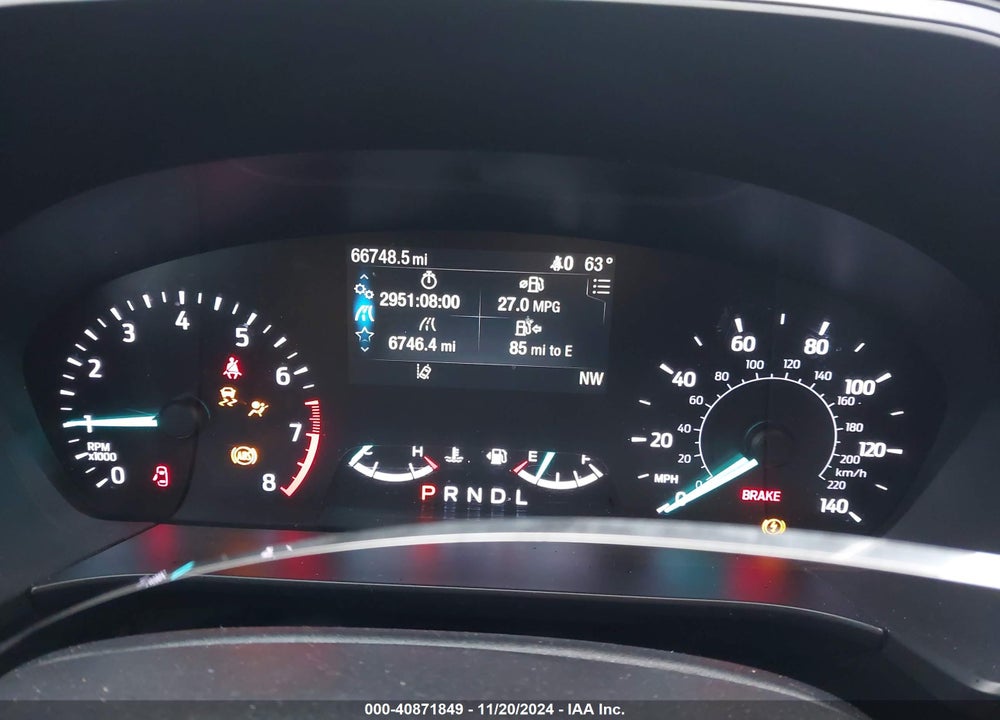 2020 FORD ESCAPE S VIN: 1FMCU0F69LUA21936