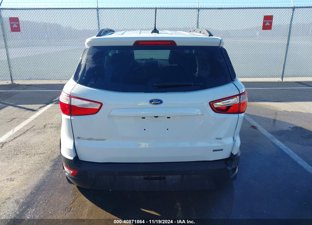 2019 FORD ECOSPORT VIN: MAJ3S2GE2KC252246