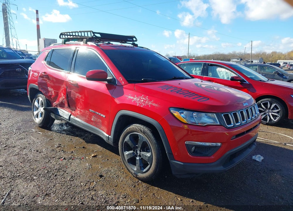 2018 JEEP COMPASS LATITUDE 4X4 VIN: 3C4NJDBB5JT140817