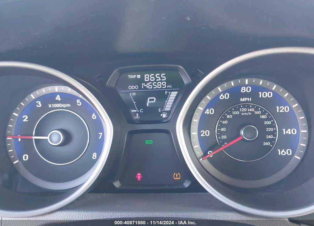 2012 HYUNDAI ELANTRA GLS (ULSAN PLANT) VIN: KMHDH4AE8CU288886