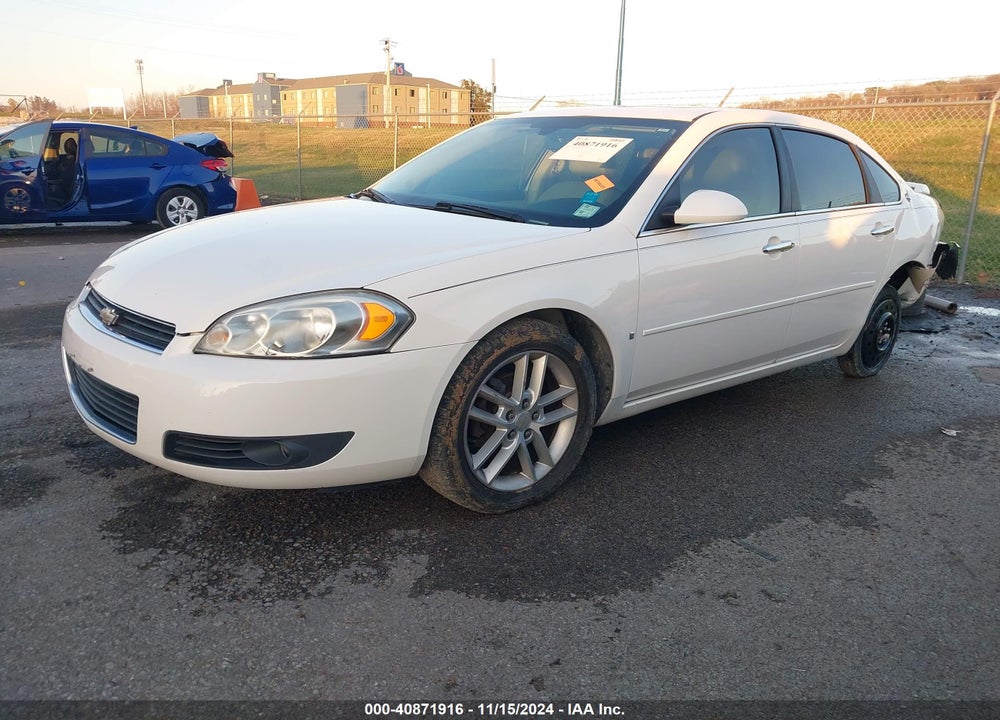 2008 CHEVROLET IMPALA LTZ VIN: 2G1WU583881201521