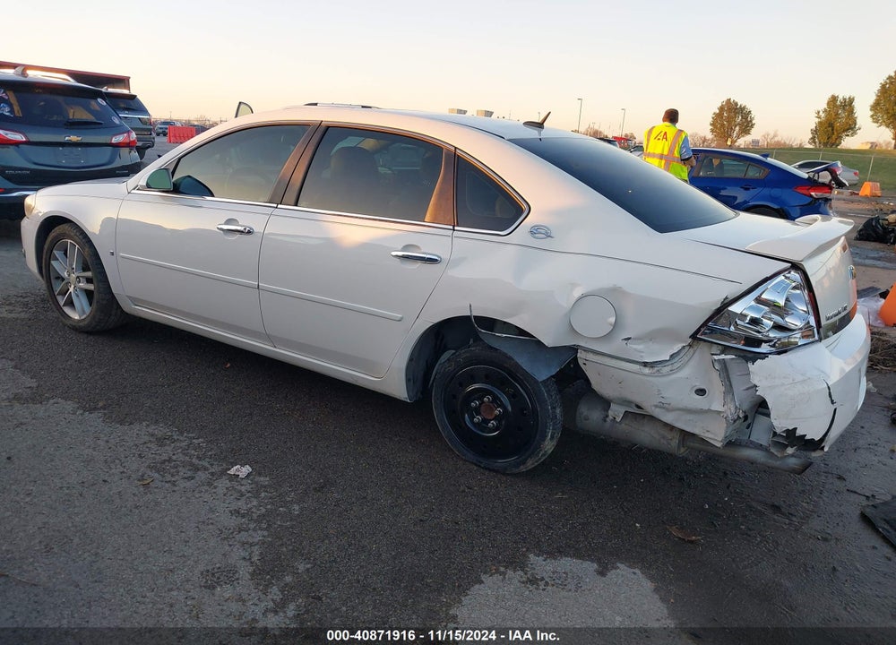 2008 CHEVROLET IMPALA LTZ VIN: 2G1WU583881201521