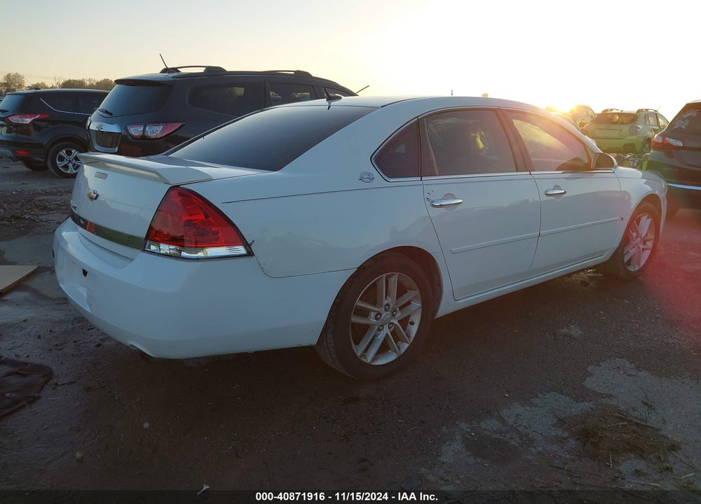 2008 CHEVROLET IMPALA LTZ VIN: 2G1WU583881201521
