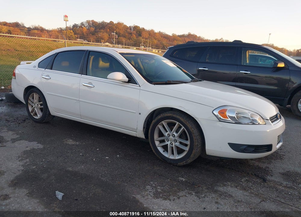 2008 CHEVROLET IMPALA LTZ VIN: 2G1WU583881201521