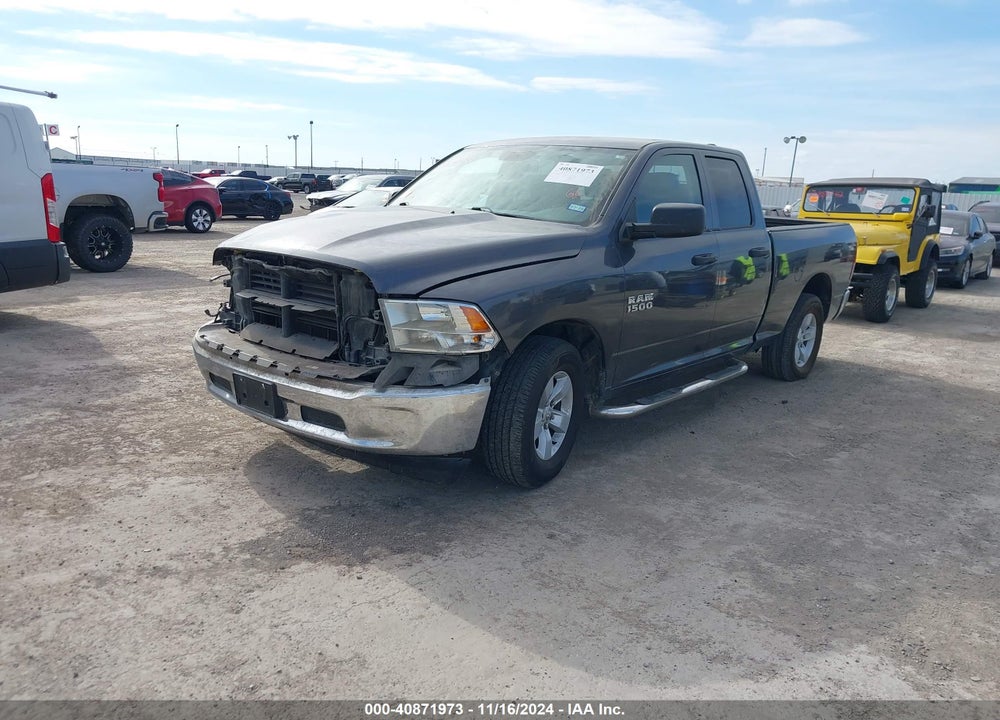 2018 RAM 1500 TRADESMAN 4X2 6'4 BOX VIN: 1C6RR6FG0JS340430