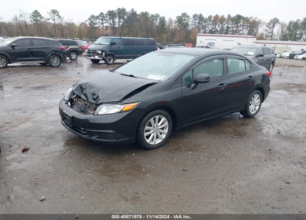 2012 HONDA CIVIC EX VIN: 19XFB2F88CE345415