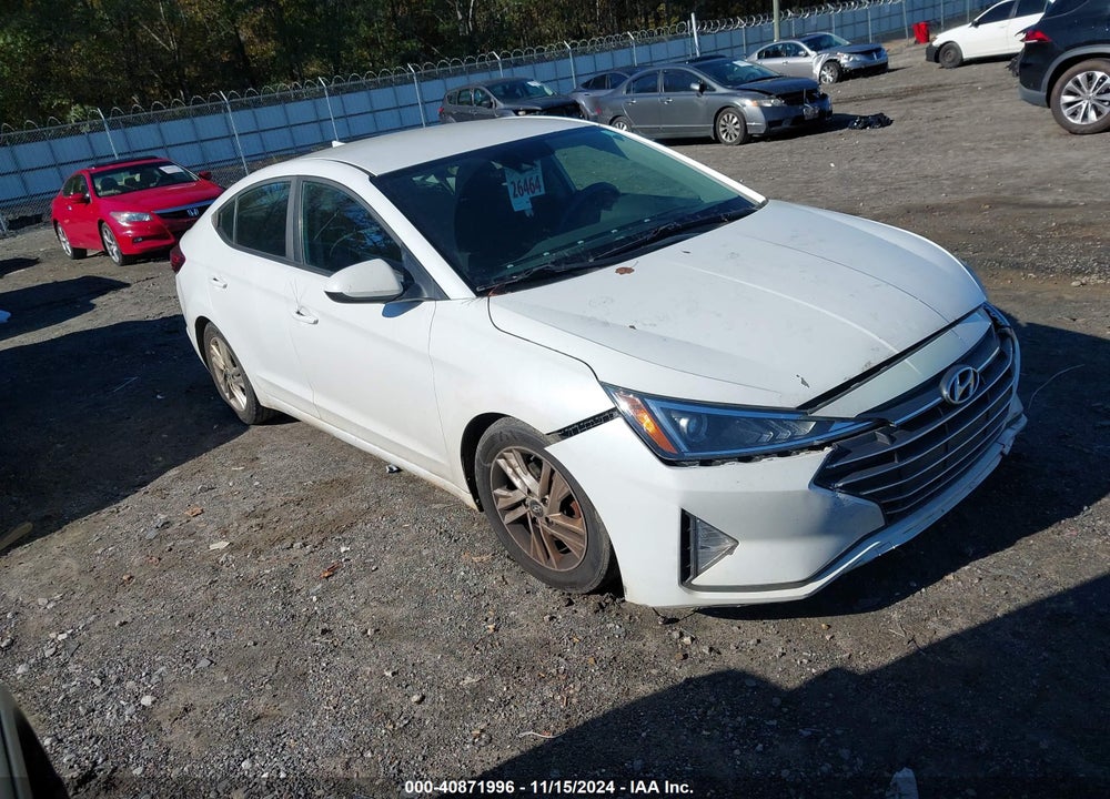 2019 HYUNDAI ELANTRA SEL VIN: 5NPD84LF8KH486323