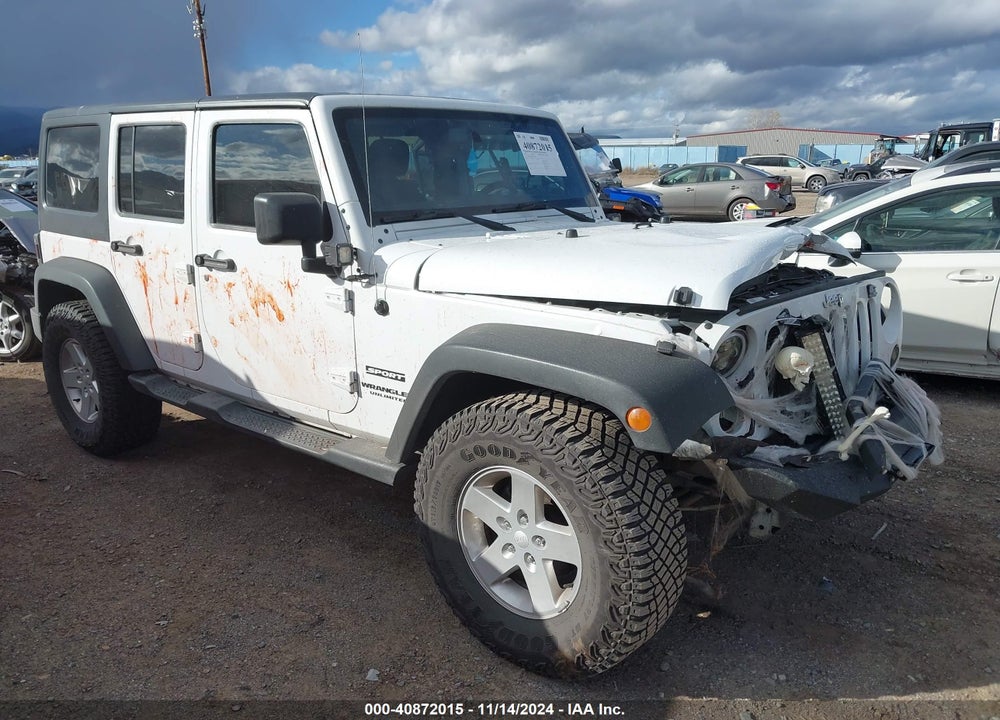 2014 JEEP WRANGLER UNLIMITED SPORT VIN: 1C4BJWDG0EL233074