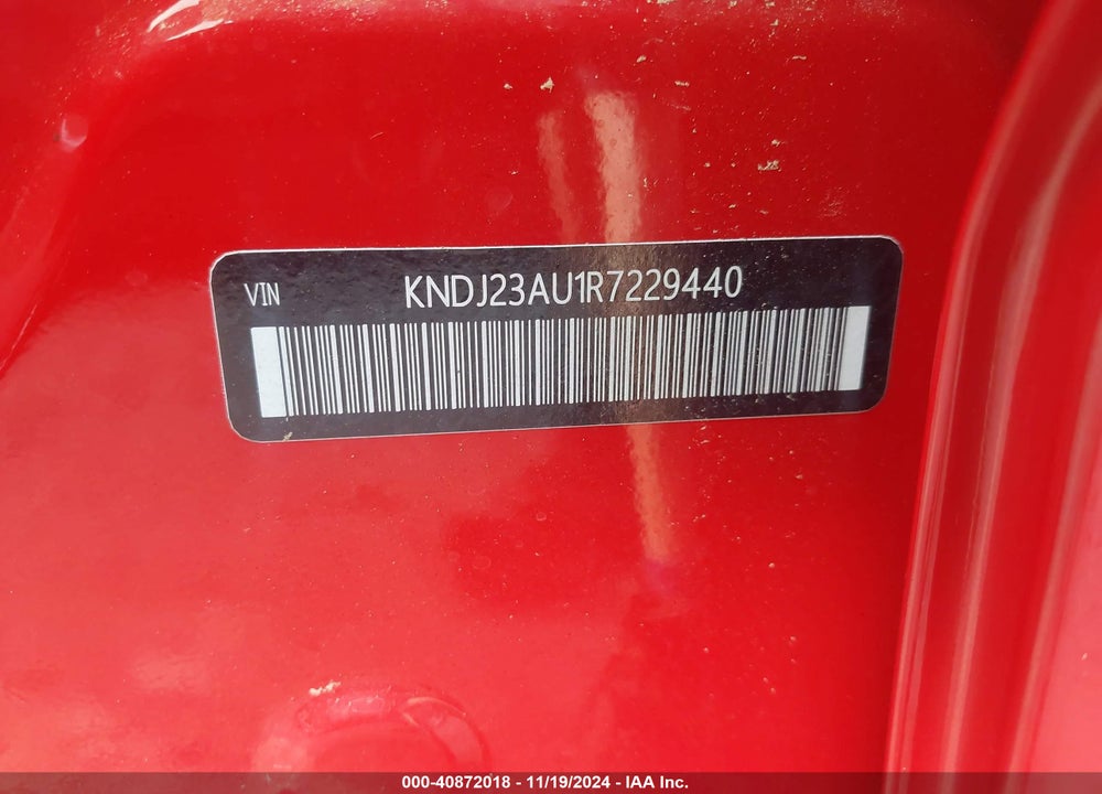 2024 KIA SOUL LX VIN: KNDJ23AU1R7229440