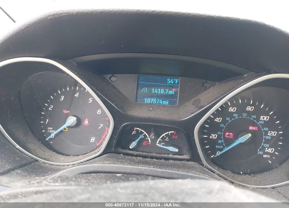 2014 FORD FOCUS VIN: 1FADP3E28EL438902