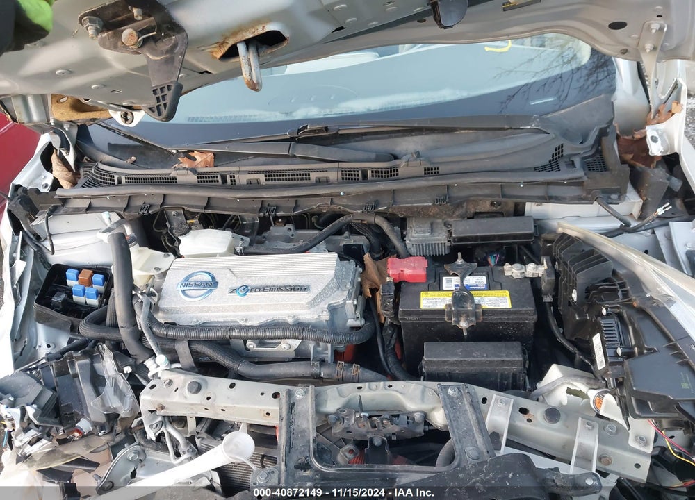 2012 NISSAN LEAF SL VIN: JN1AZ0CP6CT017653