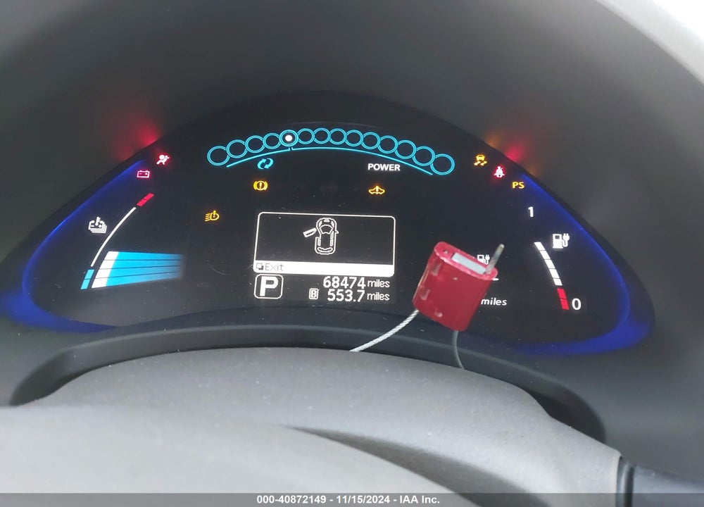 2012 NISSAN LEAF SL VIN: JN1AZ0CP6CT017653