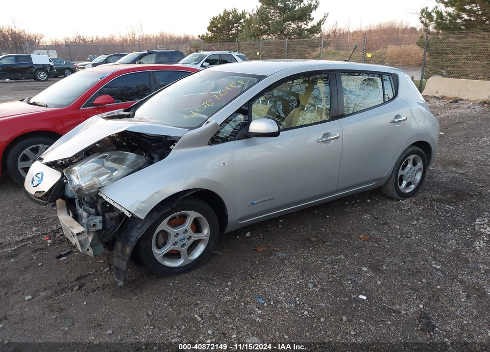 2012 NISSAN LEAF SL VIN: JN1AZ0CP6CT017653