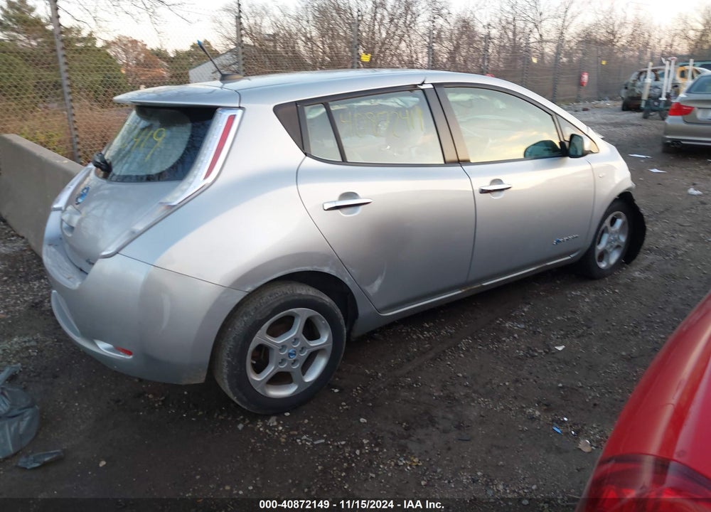 2012 NISSAN LEAF SL VIN: JN1AZ0CP6CT017653