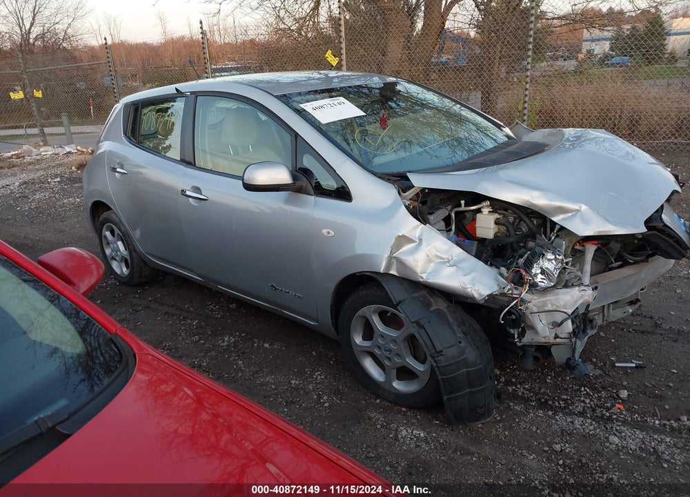 2012 NISSAN LEAF SL VIN: JN1AZ0CP6CT017653