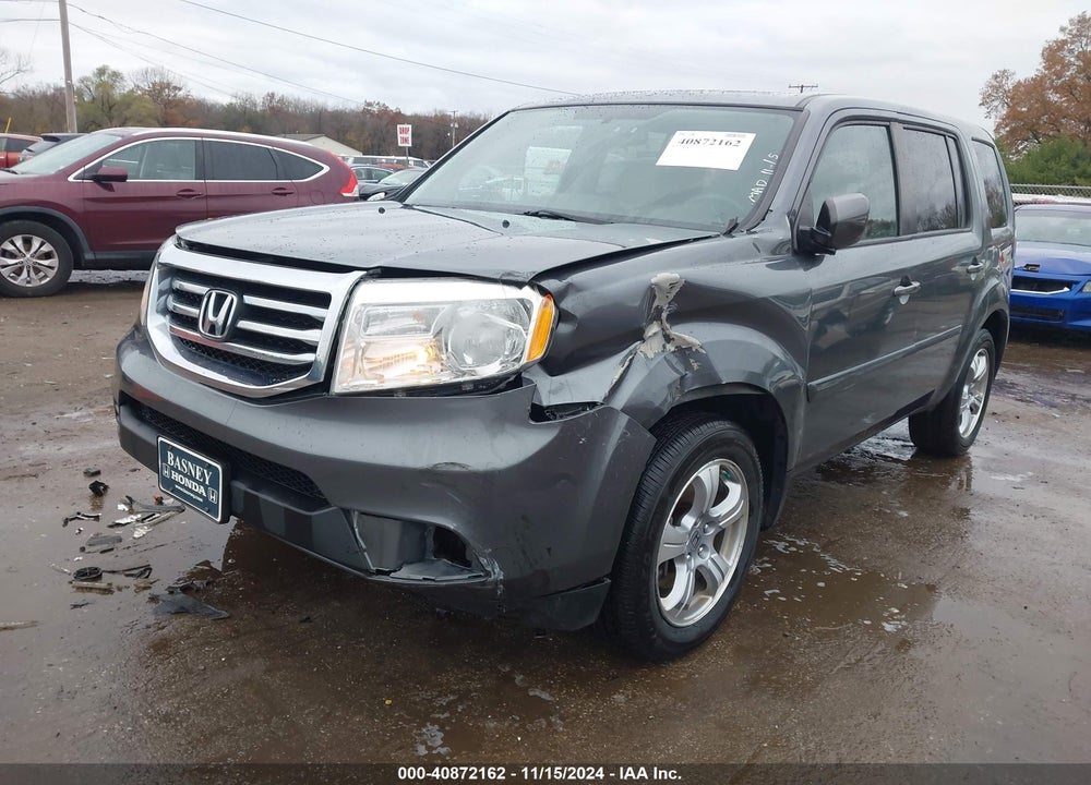 2013 HONDA PILOT EX VIN: 5FNYF4H44DB017181
