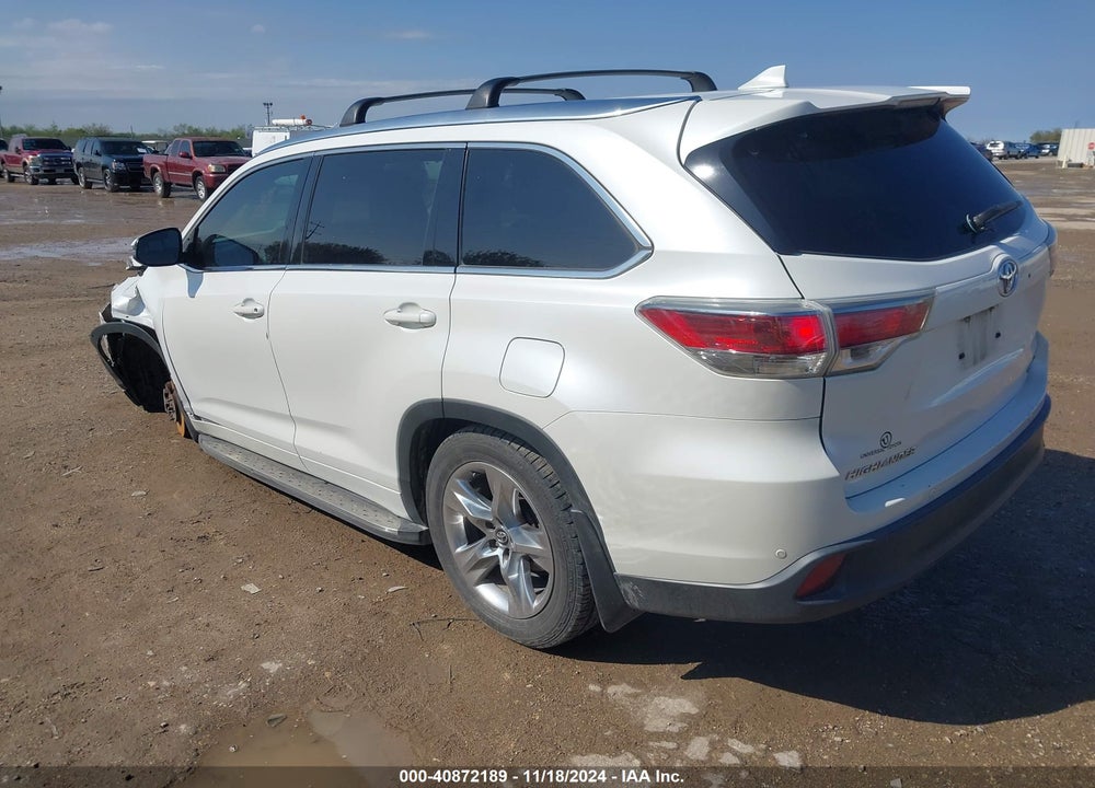2016 TOYOTA HIGHLANDER LIMITED V6 VIN: 5TDYKRFH0GS154116