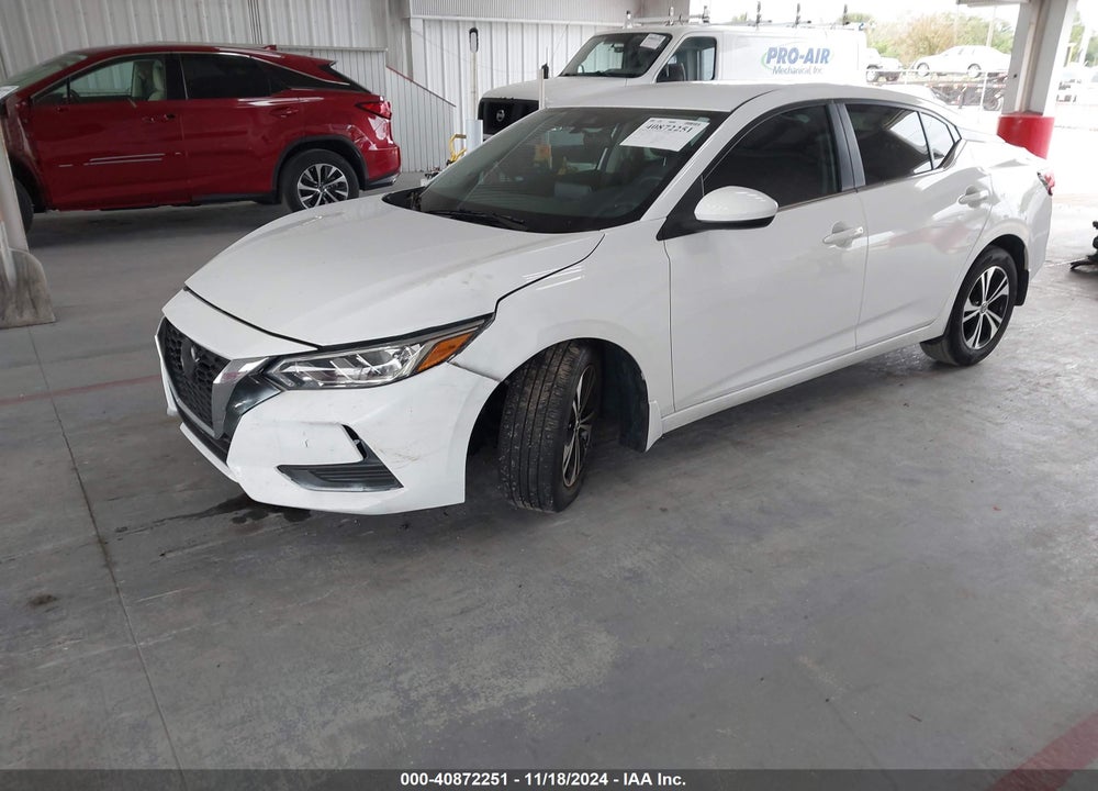2022 NISSAN SENTRA SV XTRONIC CVT VIN: 3N1AB8CV4NY272748