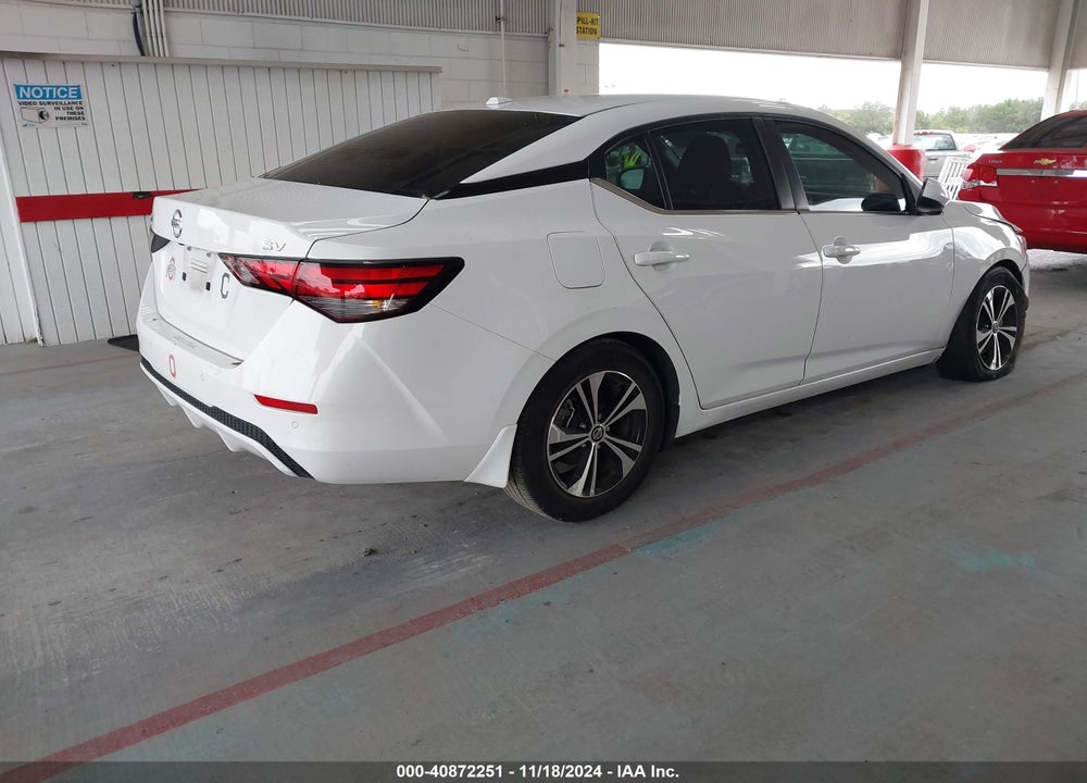 2022 NISSAN SENTRA SV XTRONIC CVT VIN: 3N1AB8CV4NY272748