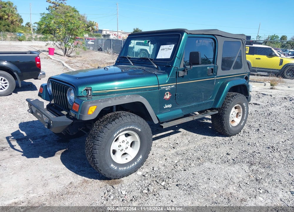 2001 ANGLER JEEP WR SAHARA VIN: 1J4FA59S01P365998