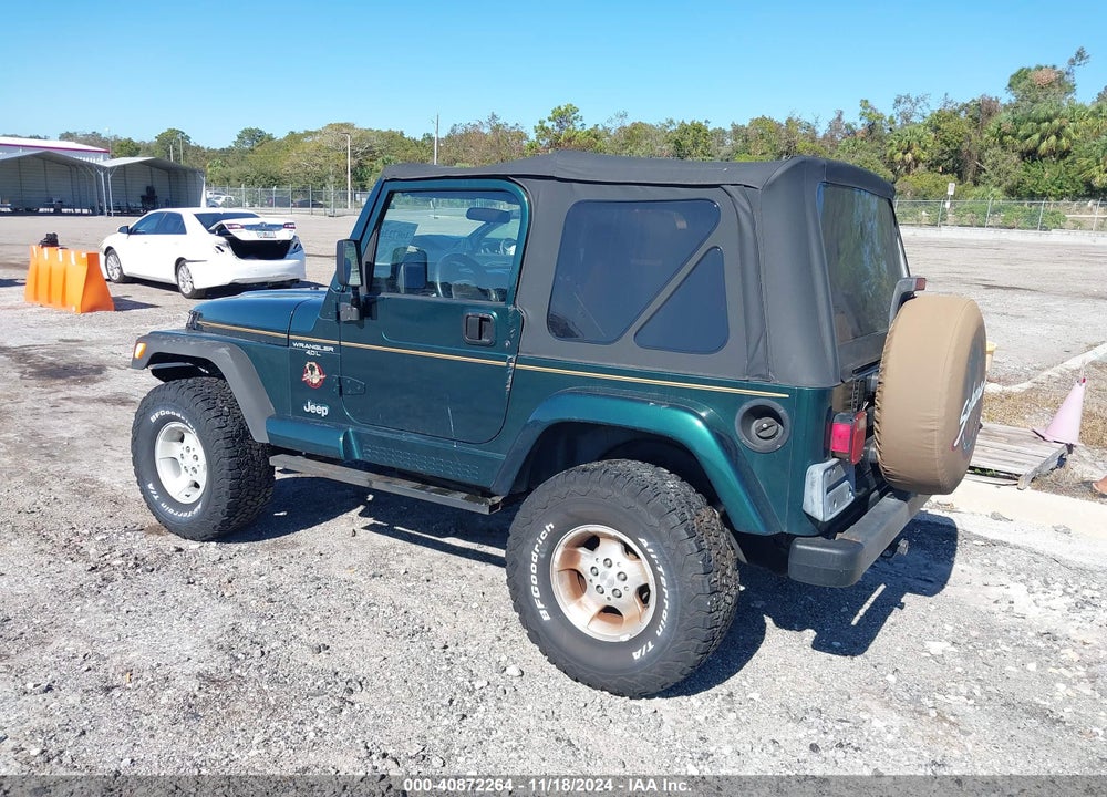 2001 ANGLER JEEP WR SAHARA VIN: 1J4FA59S01P365998