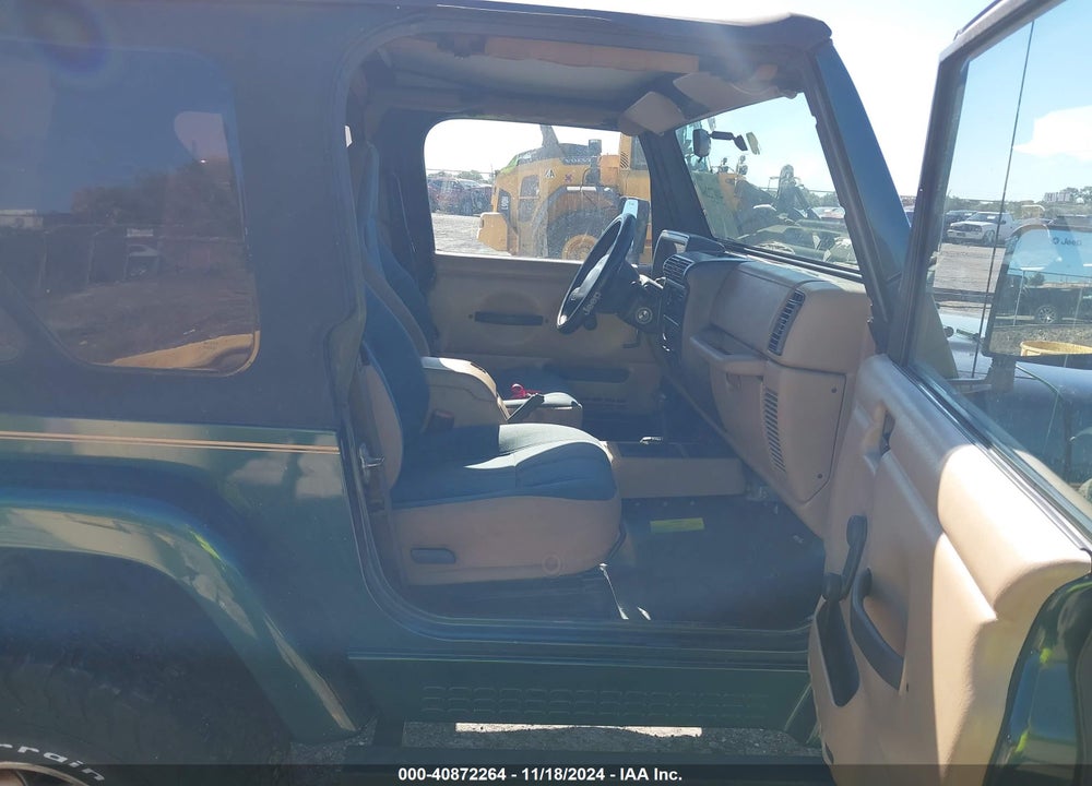 2001 ANGLER JEEP WR SAHARA VIN: 1J4FA59S01P365998